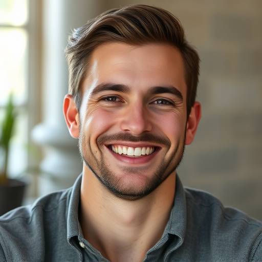Headshot of Benjamin Carter, a smiling former dance student.