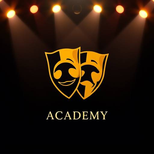 Thespian Arts Academy logo, depicting a stylized theatrical mask